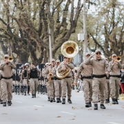 Banda durante o Desfile 7 de Setembro em Pelotas