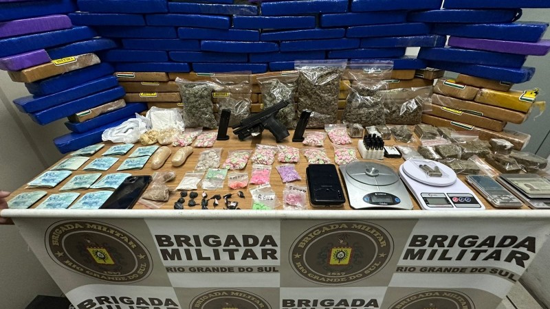 Drogas são  apreendidas em Parobé