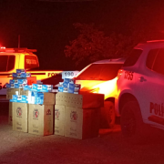 Viaturas policiais com apreensão de ilícitos