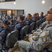 Cerimônia contou com a presença de diversos militares atuantes na cidade de Porto Alegre.