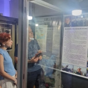 Exposição no segundo andar do Museu da Brigada Militar.